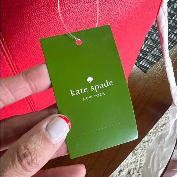 NWT UNICORN Kate Spade All Typed Up Clyde red leather typewriter bag circa 2010 - Picture 6 of 14